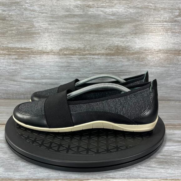 Ecco Women's Bluma Band Black Slip On Loafer Flats Shoes Size EU 38 US 7 - Picture 1 of 11